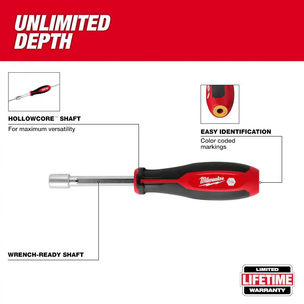 3/8 In. Hollowcore Nut Driver