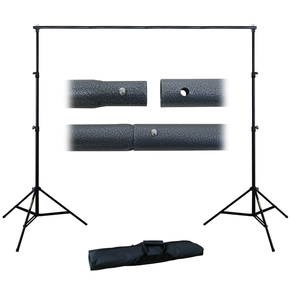 Black/White Backdrop Support Stand Photography Studio Video Softbox Lighting Kit