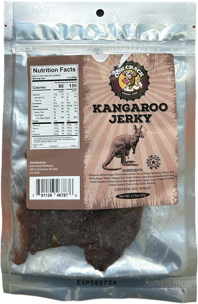 Cow Crack Kangaroo Jerky 1.75 oz