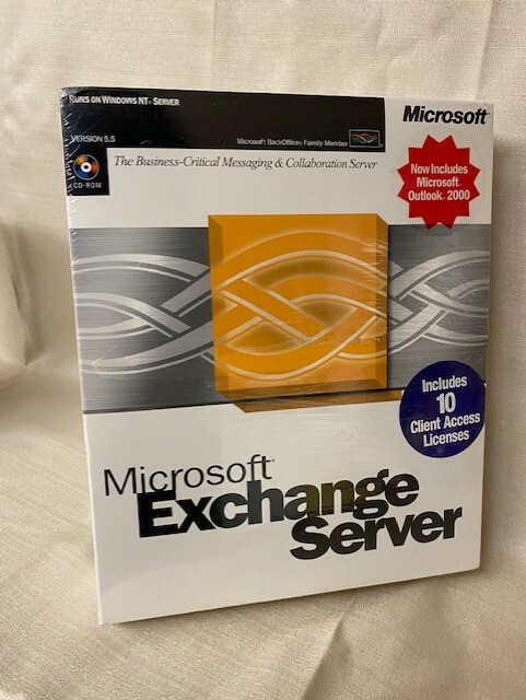 Microsoft Exchange Server 5.5 with Outlook 2000_10 Client Access Licenses