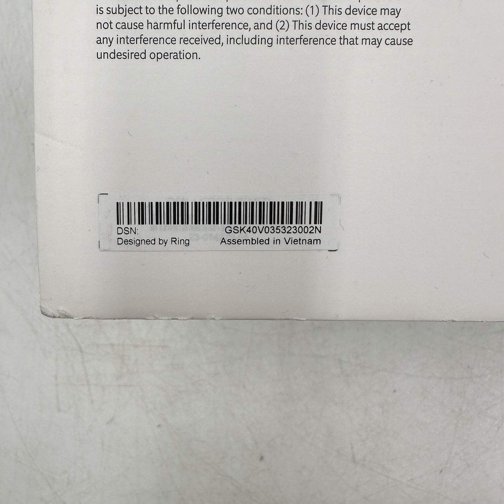 New Ring Outdoor Cam Pro Security Camera