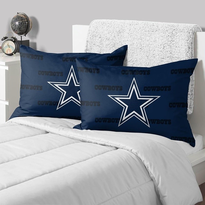Team Logo Pillowcase Set Officially Licensed Soft Polyester Bedding Gift New