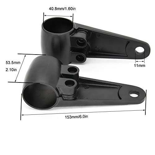 Billet Aluminum Headlight Fork Mounting Brackets Compatible with 35mm 39mm