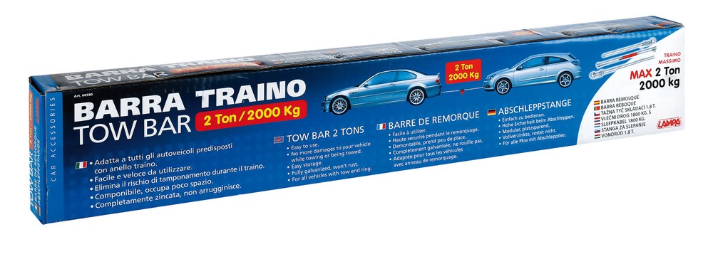 TOWING BAR 2000 KG LAMP