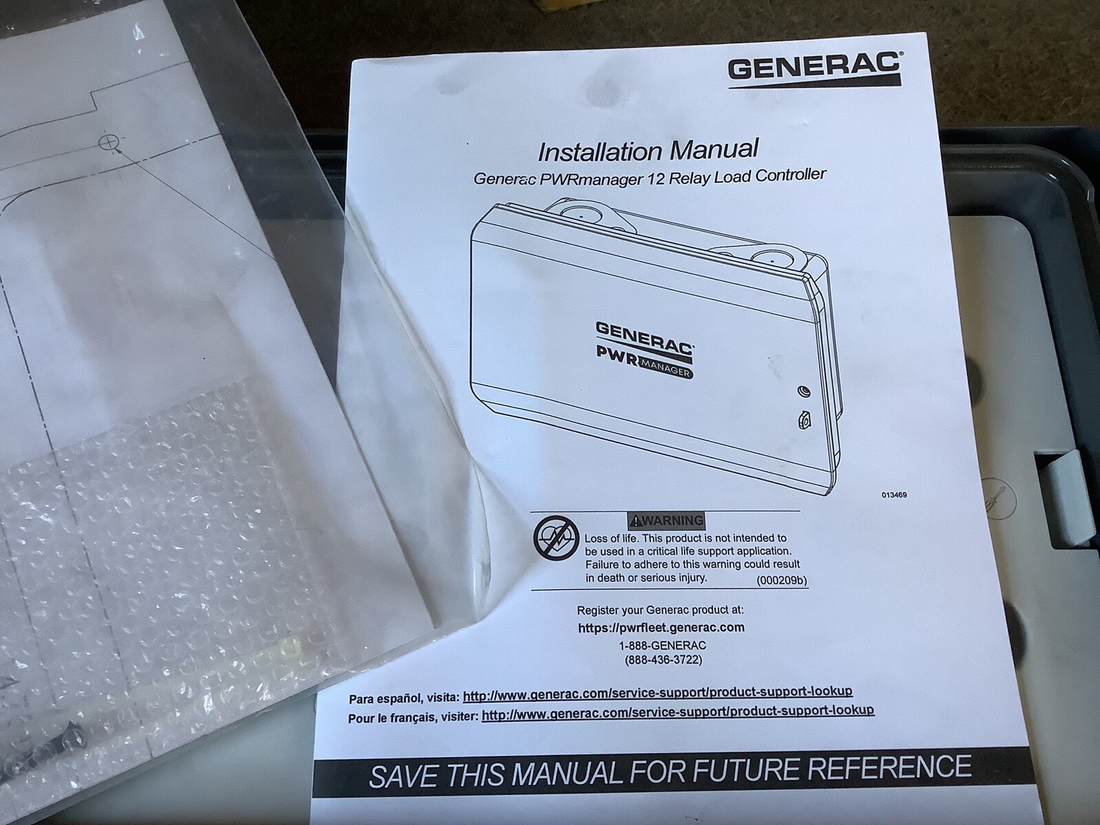 Generac Pwr Manager New. G0080090-8 / Factory Sealed G0080090, Free Ground Ship!