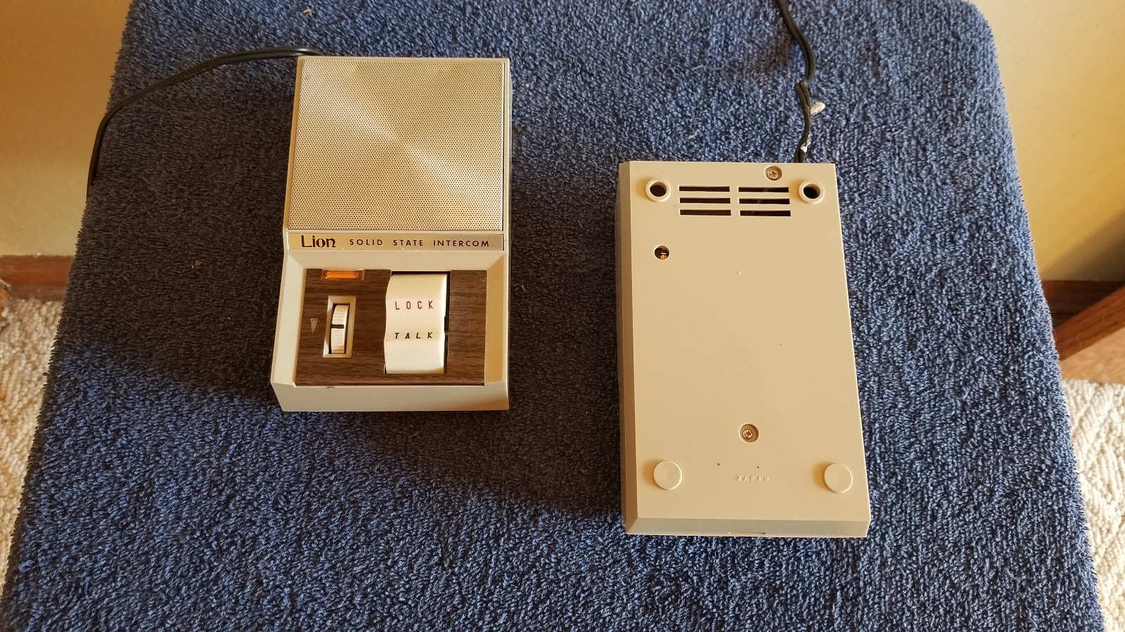 Lion Solid State Intercom Japan AS IS Prop Display NOT WORKING Vintage Pair