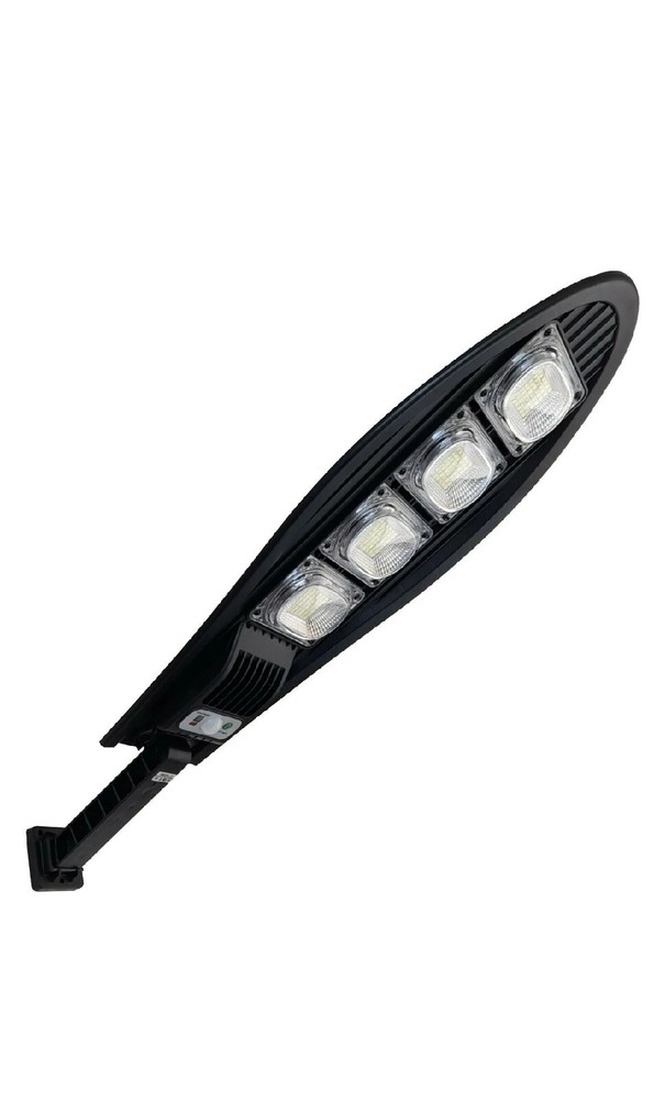 Solar Street Light with Motion Sensor - Black With Remote Control