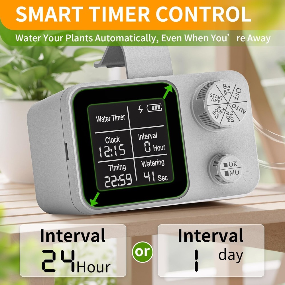 Automatic Plant Waterer Indoor Plant Watering Devices System, Self Drip Irrig...