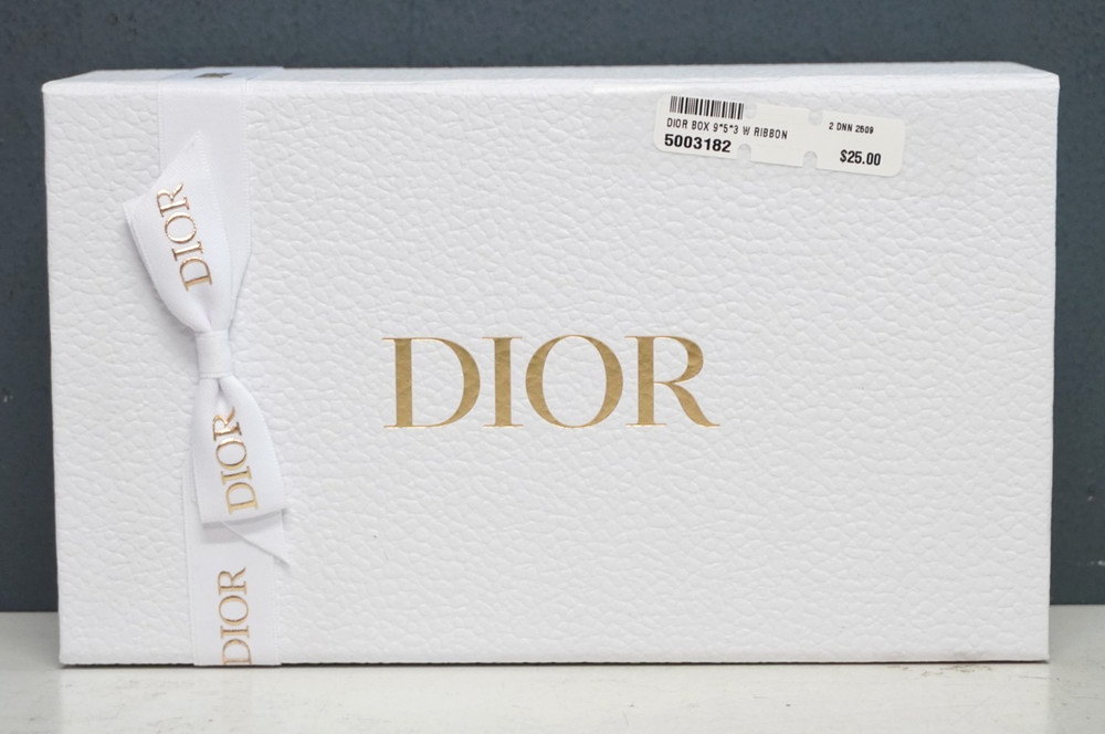 Dior Classic White Gift Box NEW 9x5x3, Ribbon