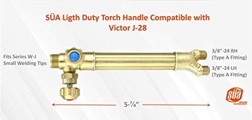 SÜA - Ligth Duty Welding/Brazing Torch Handle Compatible Torch Handle + Tips