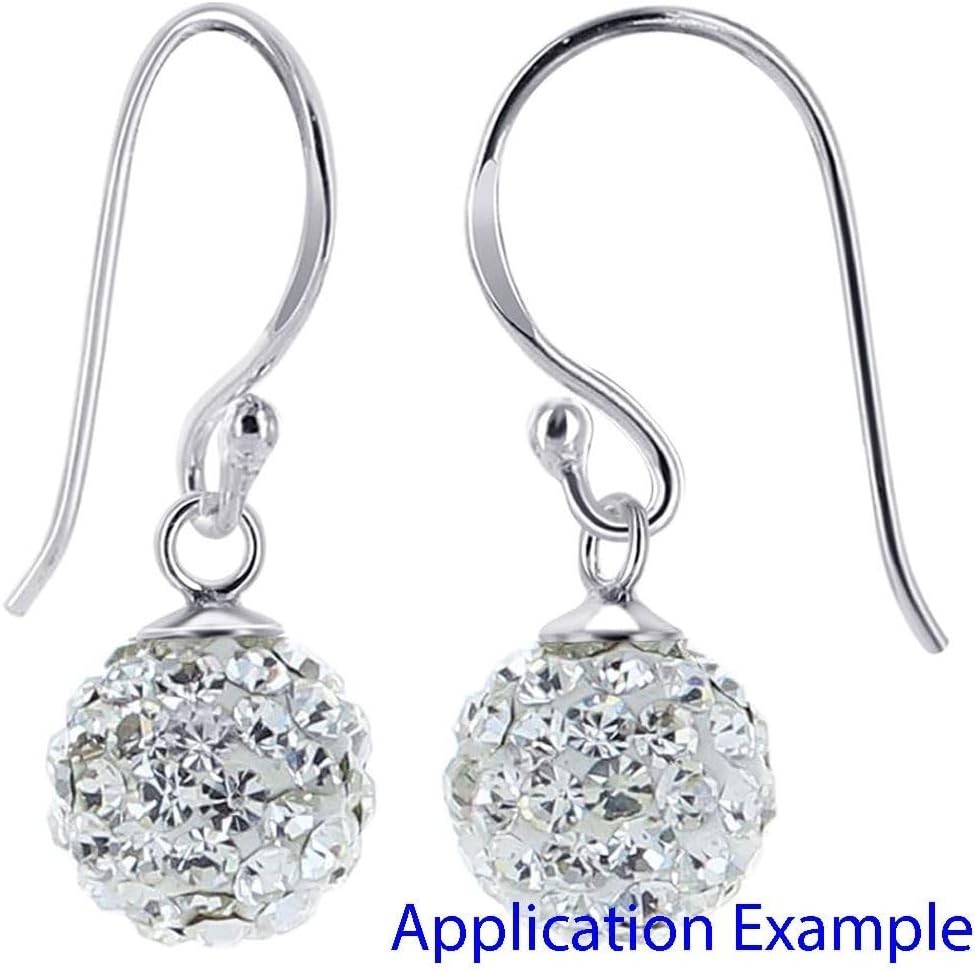 DIY Earring Making Kit with Sterling Silver Hooks