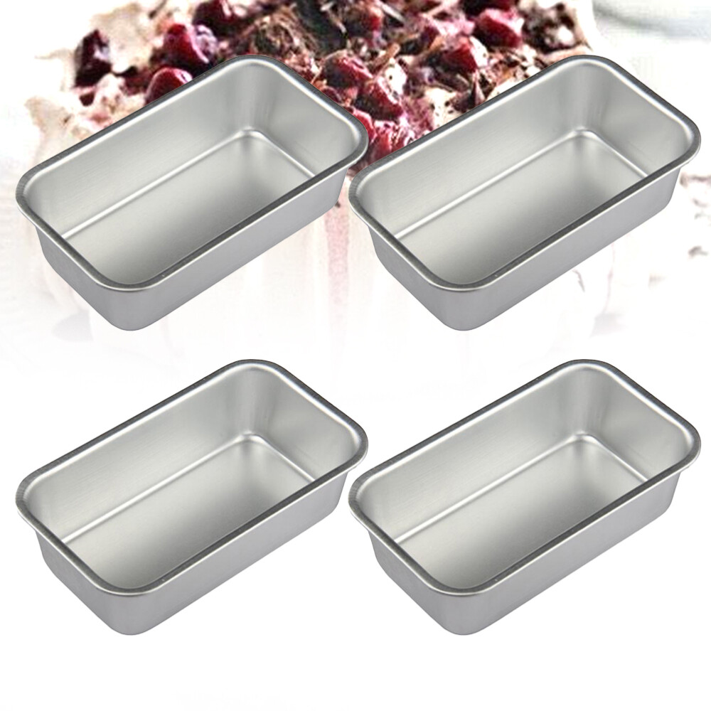 4 Pcs Rectangular Roaster Loaf Tin for Ninja Dual Air Fryer Baking Pans
