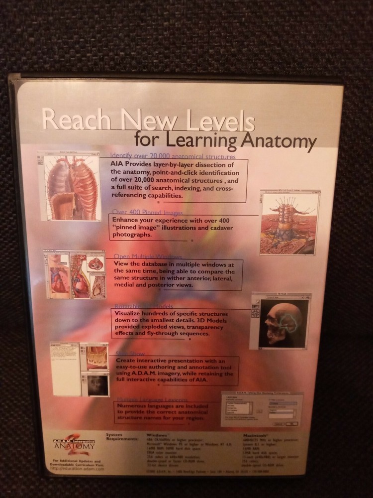 Interactive ANATOMY Student Edition CD ROM