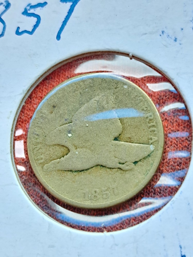 1857 US Flying Eagle One Cent Penny