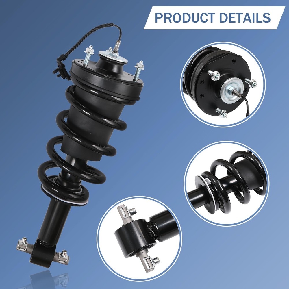 Front Air Strut Shock Absorber with Spring Magnetic Assembly Compatible with ...