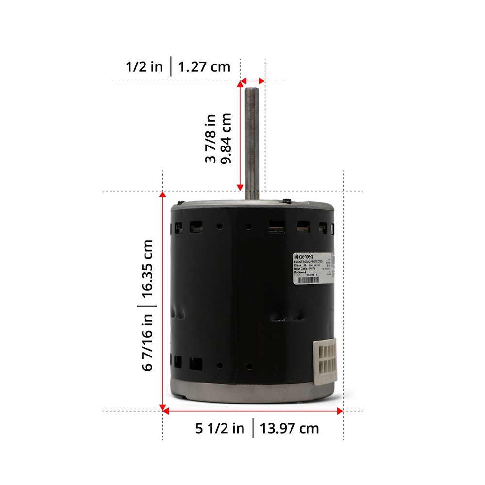 KeepRite WJH348000K000A2 Blower Motor X13 3/4 HP