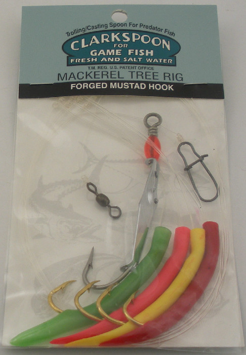 Clarkspoon MT-0RBMS Size 00 Mackerel Tree Rig Silver Spoon