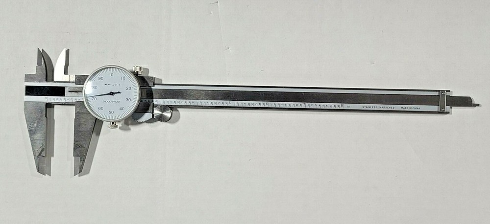 8"  DIAL CALIPER & DEPTH GAGE    L160