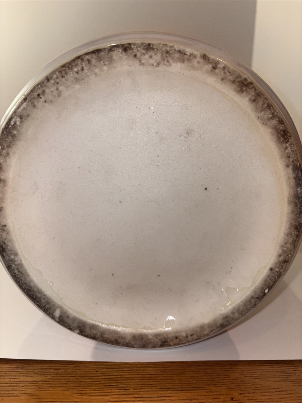 Vintage Umbrella Stand Blue and White Greek Key Chinoiserie Birds Chinese 18”