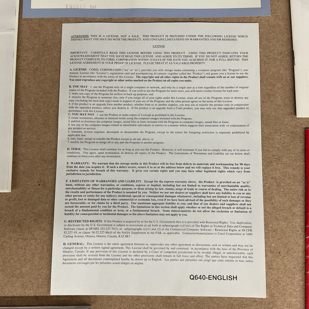 Corel Draw! 3.0 CD-ROM Windows 3.1