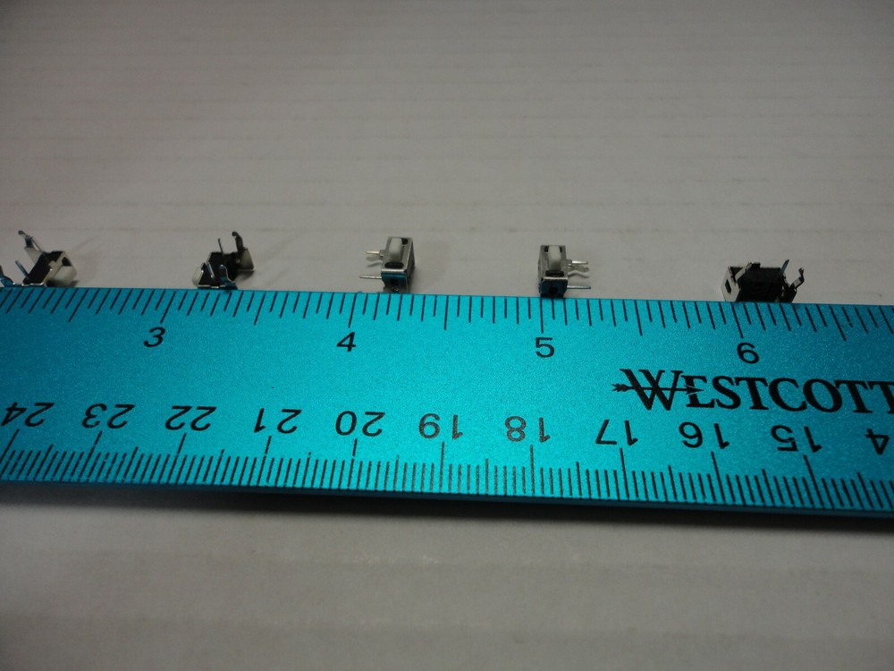10 Pack Lot Tact Switch 3x6x5mm Bracket Momentary Micro Push Button Switches 90D