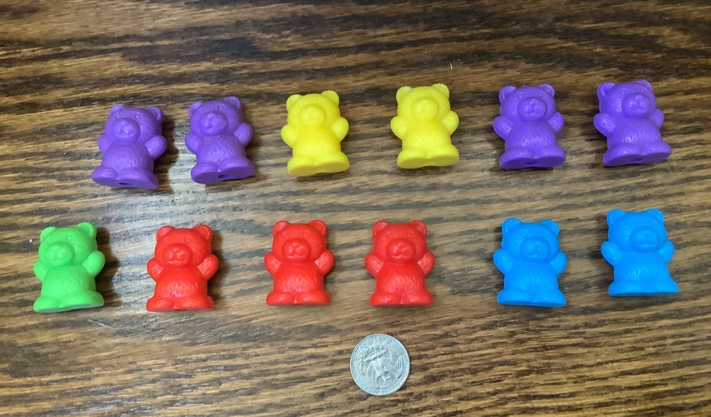 Learning Resources Bear Counters Educational Counting & Sorting (Lot of 12)