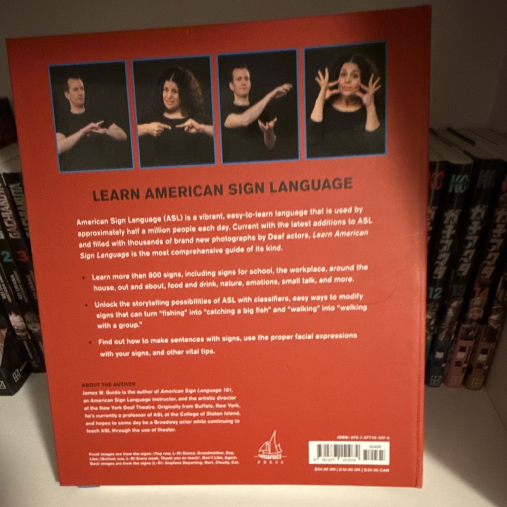 Learn American Sign Language Study Guide James W. Guido Beginner