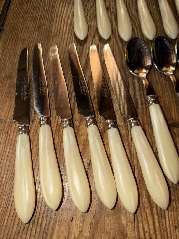 Vintage Jean Dubost 18-Piece Flatware Set
