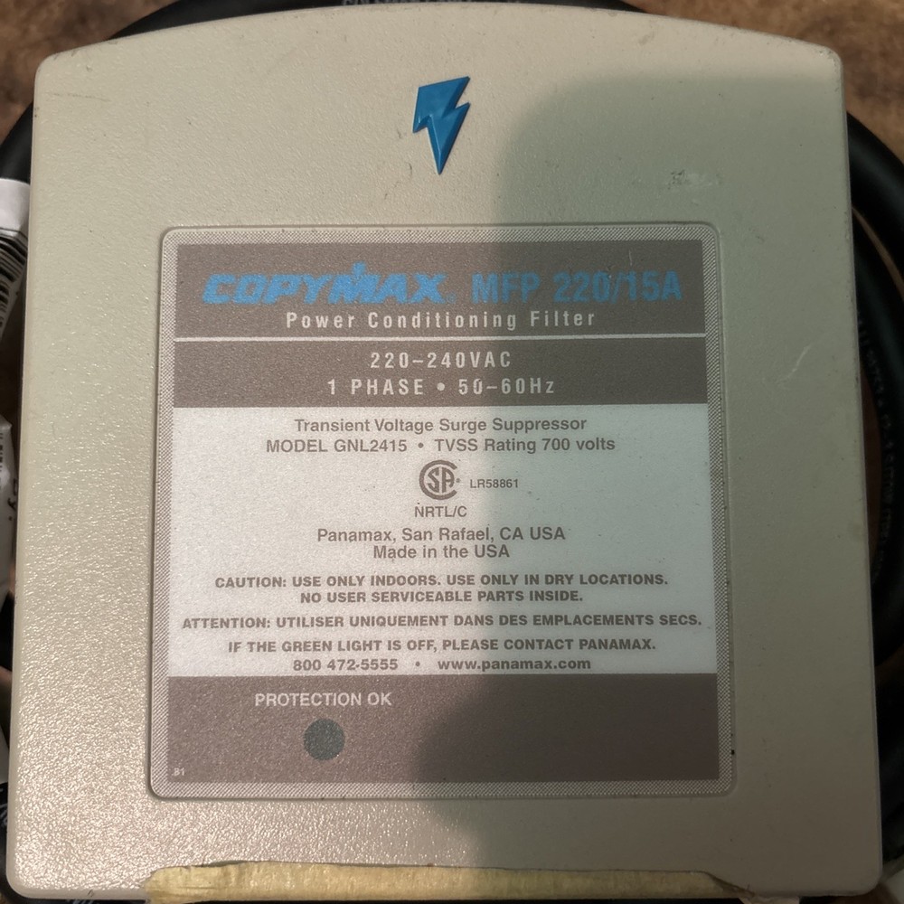 COPYMAX Power Conditioning Filter GNL2415