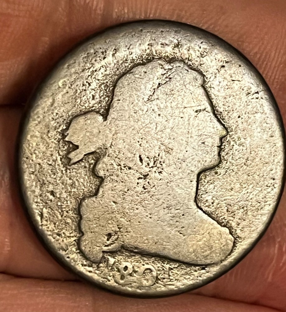 1801 Large cent w: 3 errors reverse, About good + , nice !