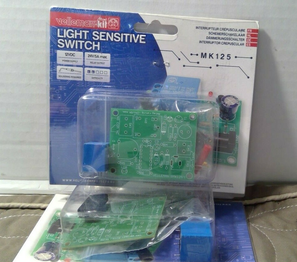 Velleman Kit MK125: Light Sensitive Switch