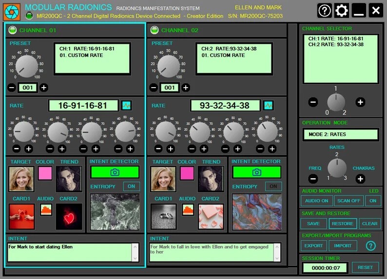 4-Channel Radionics Machine- Creator Edition MR400QC
