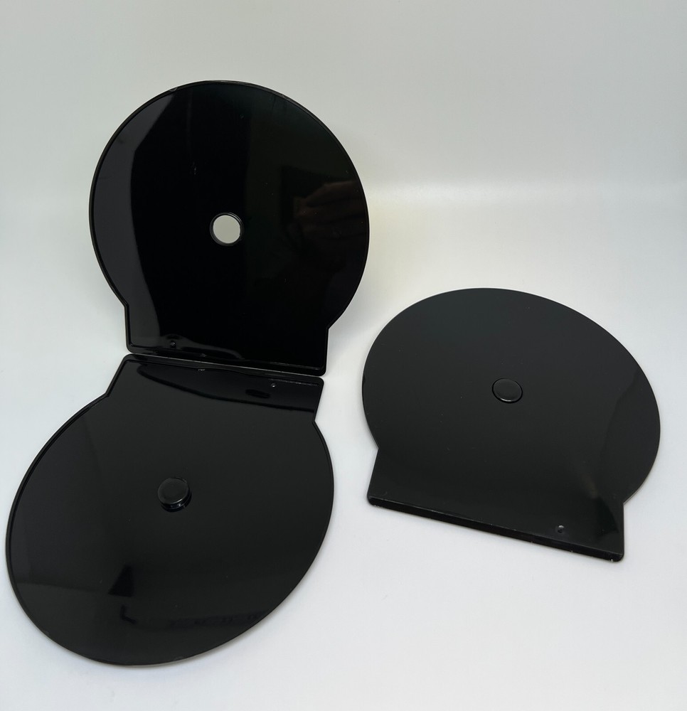 10 PCS NEW CD/DVD CLAM SHELL CASES PAKRITE CSHELL, BLACK, JS100BLK