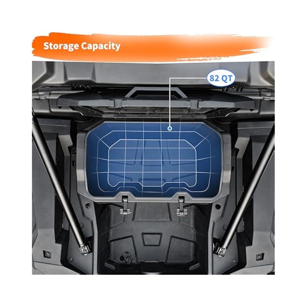 ATV/UTV Storage Solution, 82QT, Secure, Waterproof Box for Essentials