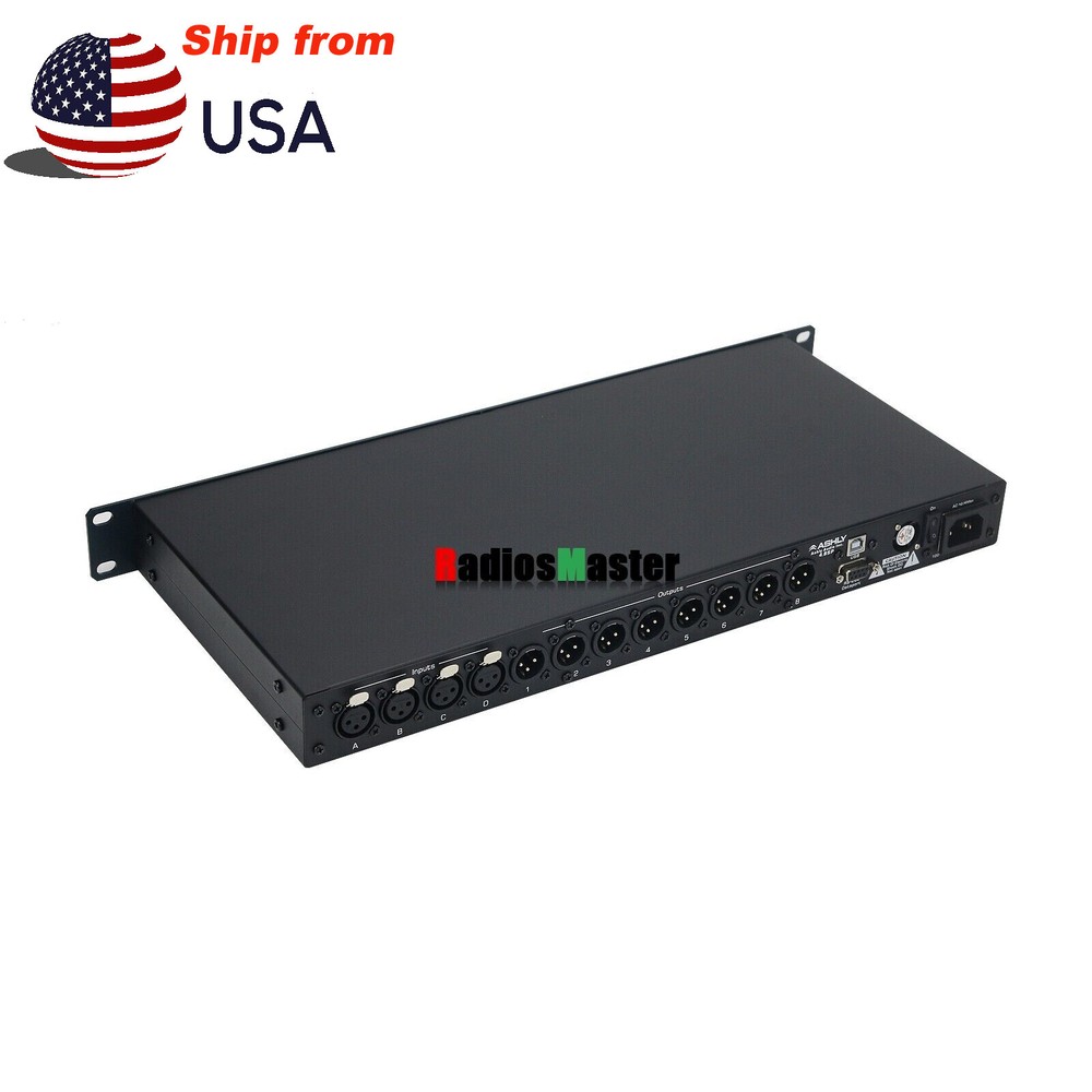 4.8SP 110V Digital DSP Audio Processor Original Software 4 Input 8 Output #USA