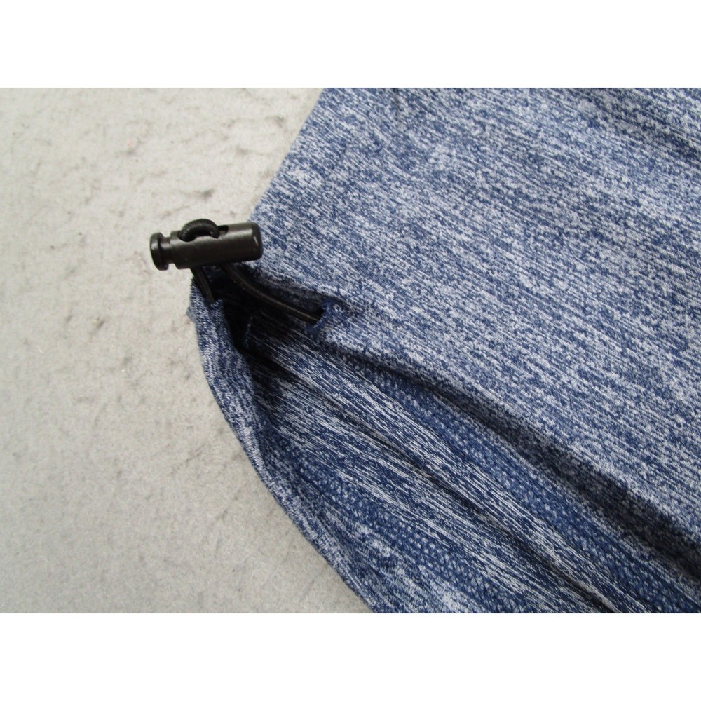 Dunning Golf Mens XL Blue Heathered Quarter Zip Pullover Performance DN800626