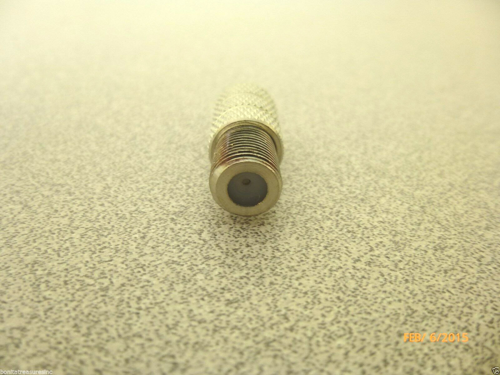 Adapter converter F TV female jack to 3.5mm 1/8" mono male plug pin RF COAXIAL