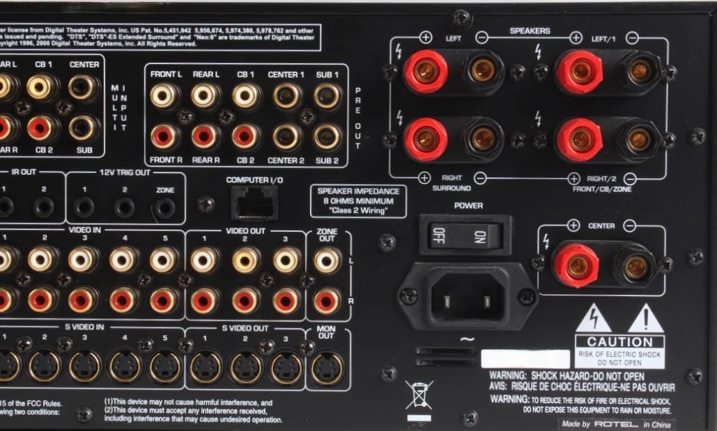 ROTEL RSX-1057, 7.1 Surround Receiver-75Wx5-Silver-Certified Factory Refurbish