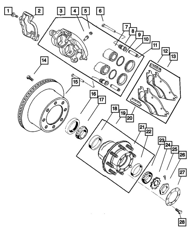 Genuine Mopar Caliper Piston Seal 5018574AA