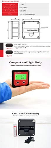 82412 Digital Angle Gauge (Green Backlight)