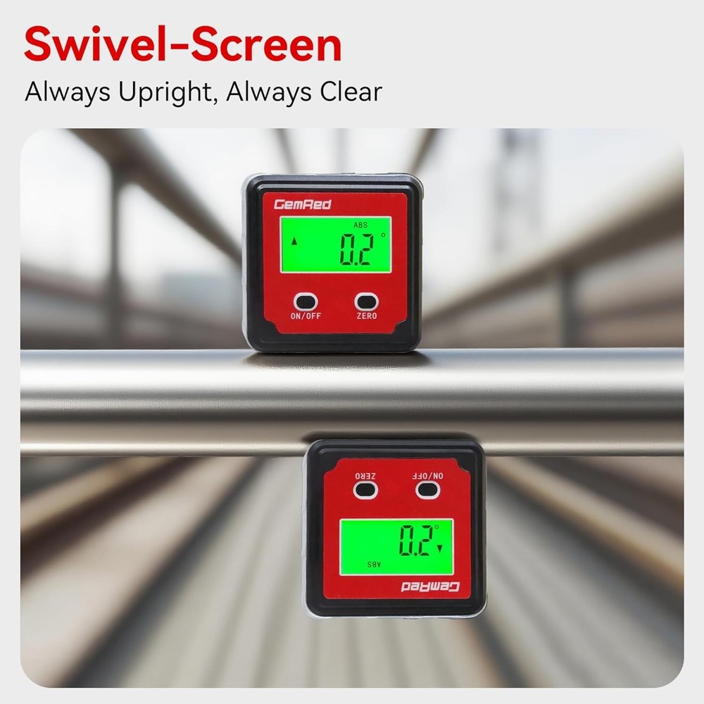 82412 Digital Angle Gauge with Green Backlight