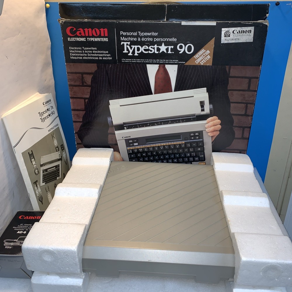 🔥 Nice - Canon Typestar 90 Electronic Typewriter Thermal Correction System