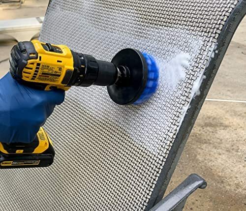 Drill Brushes Set 3Pcs Tile Grout Power Scrubber Cleaner Spin Tub Shower Wall