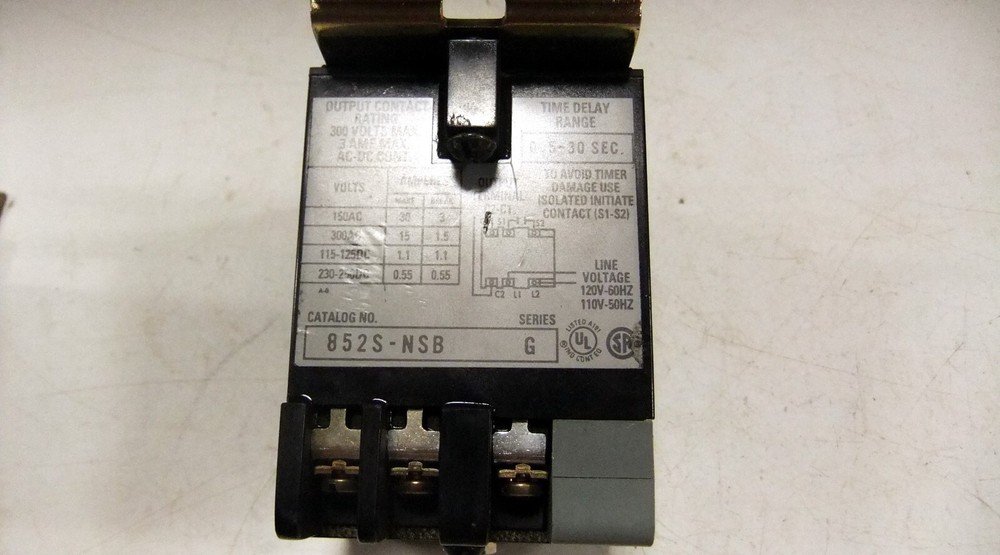 Allen-Bradley SS Timing Module 852S-NSB .5-30 Seconds
