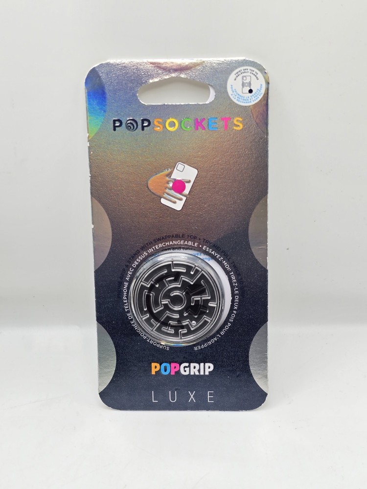 PopSockets Luxe Smiley Face With Real Maze PopSocket Pop Socket PopGrip