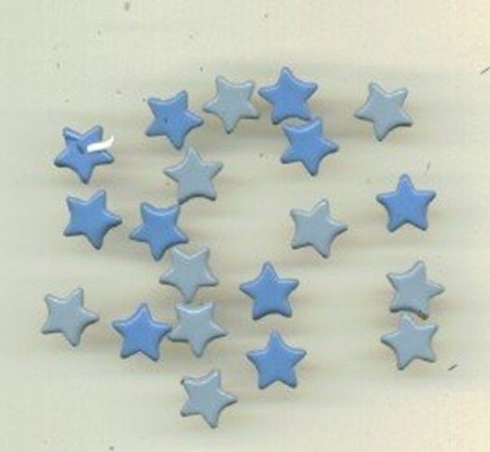 Mini Star Brads - Bllue Medly