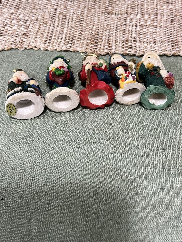 santa clause 5 piece thimble set