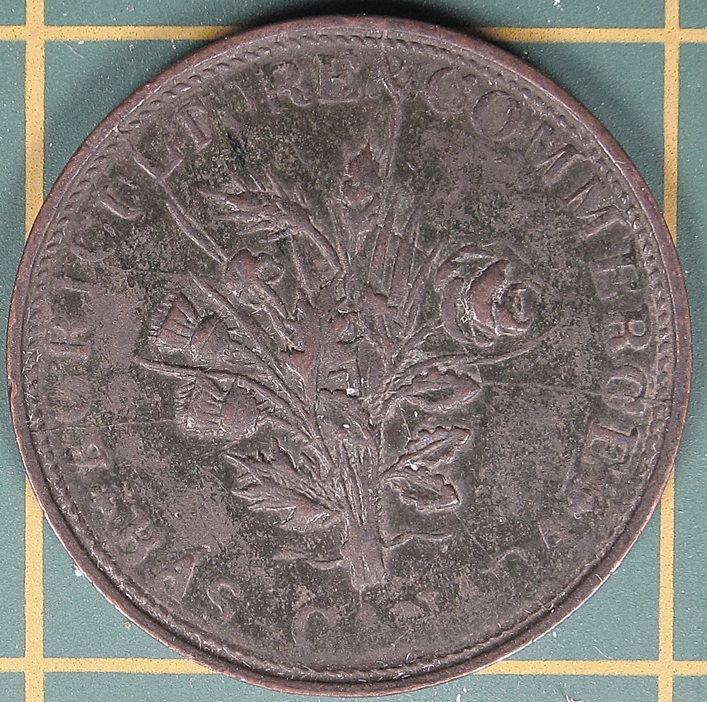 Lower Canada Un Sou token LC-28