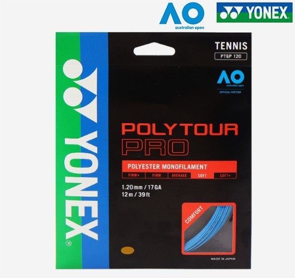YONEX Poly Tour Pro 1.20mm 12m 17GA Tennis String Racket Racquet String Poly