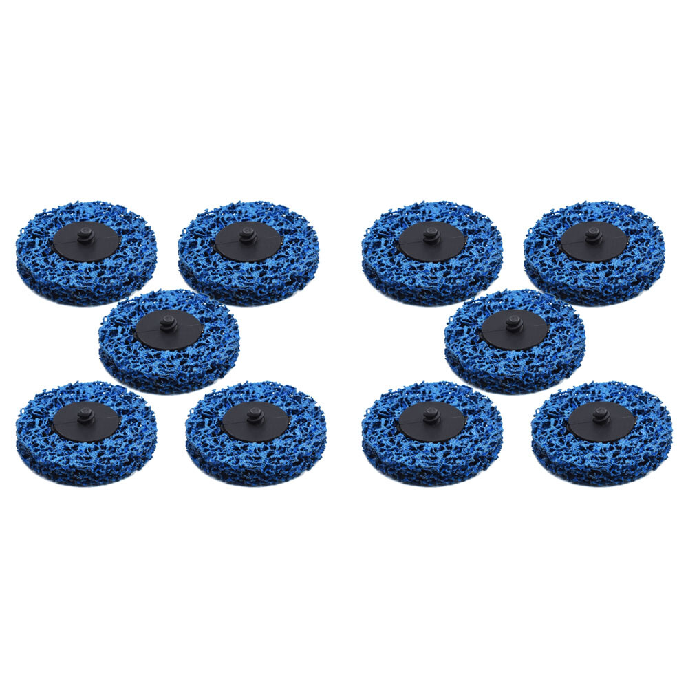 ALL-CARB 10 Pack 3" Quick Change Easy Strip & Clean Discs Fits For Paint Rust